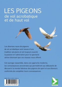 Les pigeons de vol acrobatique et de haut-vol, couverture